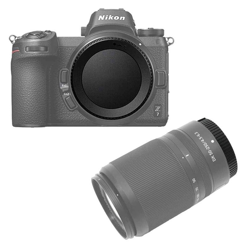 ULBTER Body Cap & Rear Lens Cap Cover for Nikon ZR Z6 III Z50 II Z5 II Z8 Z9 Z50 Z5 Z6 Z7 Zf Z6 II Z7 II Zfc, Z 9 Z 5 Z 6 Z 7 Z 50 Z6II Z7II Z 8 More Nikon Z Mount and Lens Accessories with Hot Shoe Cover - Image 5